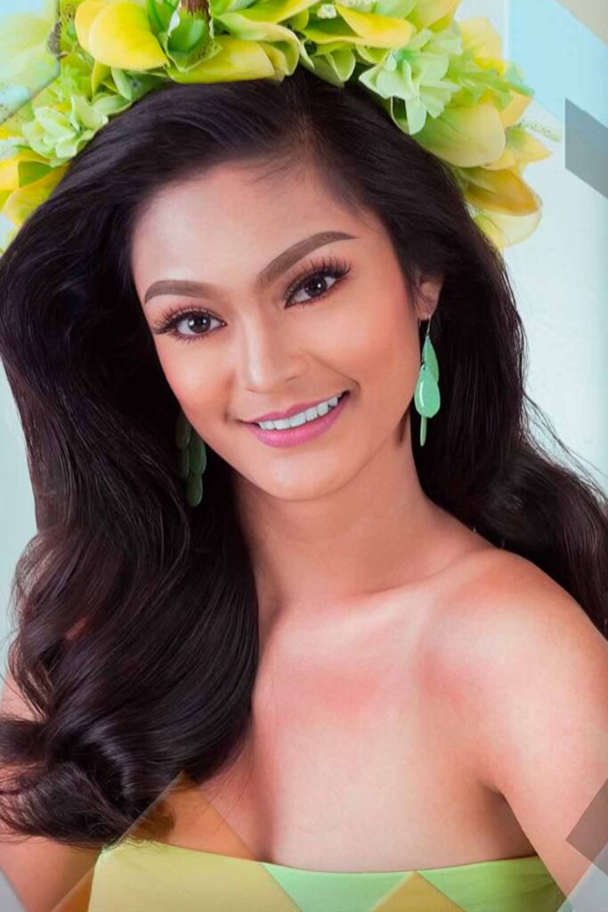Daphne Kyara Marie Real Algarme representing Bais City at Miss Negros Oriental 2017