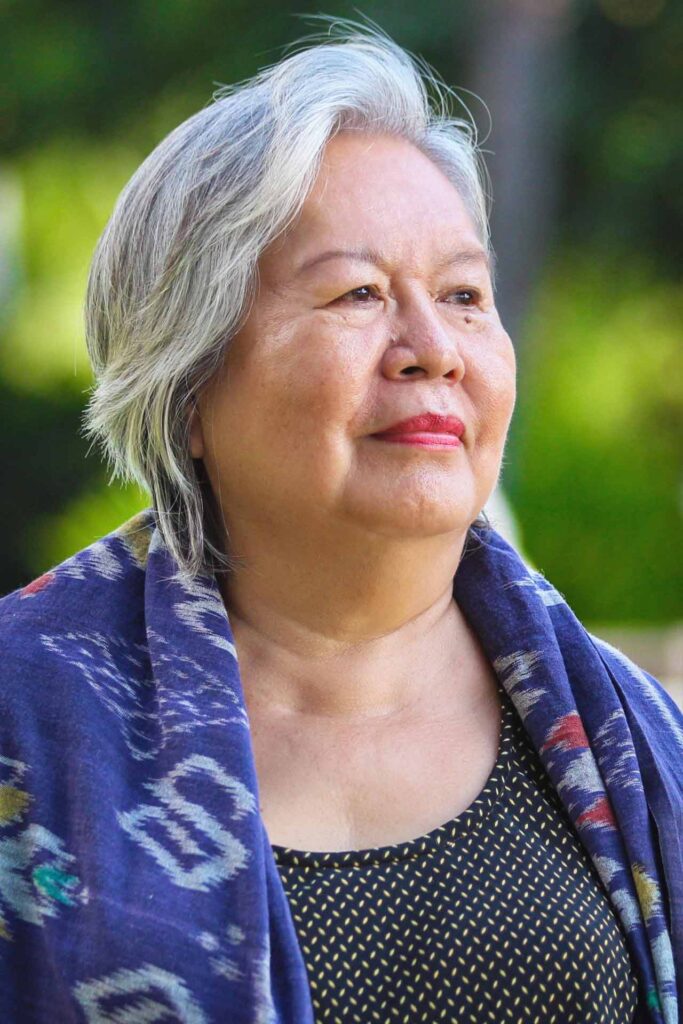 Portrait of Filipino poet and writer Merlie M. Alunan