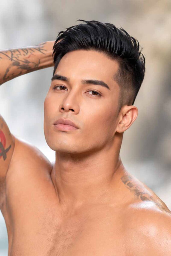 Carlo Landicho representing Santa Catalina at Hari ng Negros 2023