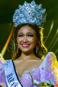 Yzza Enriquez wearing the Miss Negros Oriental 2025 crown and sash