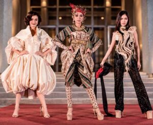Cover image featuring looks from the collections of Josip Tumapa, Tingting Delfin, and Amir Sali
